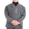 Altair Men Women Cotton 100 Embroidery Shirt Pants Set Zen Meditation,Temple Clothing Fusion Hanbok (Gray, S) view 1