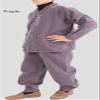 Altair Men Women Cotton 100 Embroidery Shirt Pants Set Zen Meditation,Temple Clothing Fusion Hanbok (Purple, S) view 2