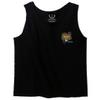 0252. Tiger Graphic Traditional Japanese Tattoo Till Death Society Men's Tank Top (Black, Medium) view 1