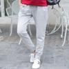 Snoly Women's Summer Sweatpants Running Active Jogger Pants with Candy Colors (Light Grey, Small) view 2