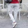 Snoly Women's Summer Sweatpants Running Active Jogger Pants with Candy Colors (Light Grey, Small) view 4