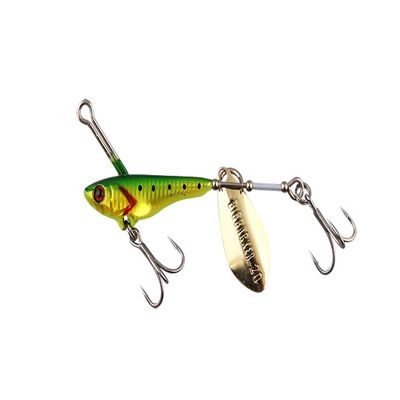 JACKALL Big Backer Spin, 0.7 oz (20 g), Wanai Green
