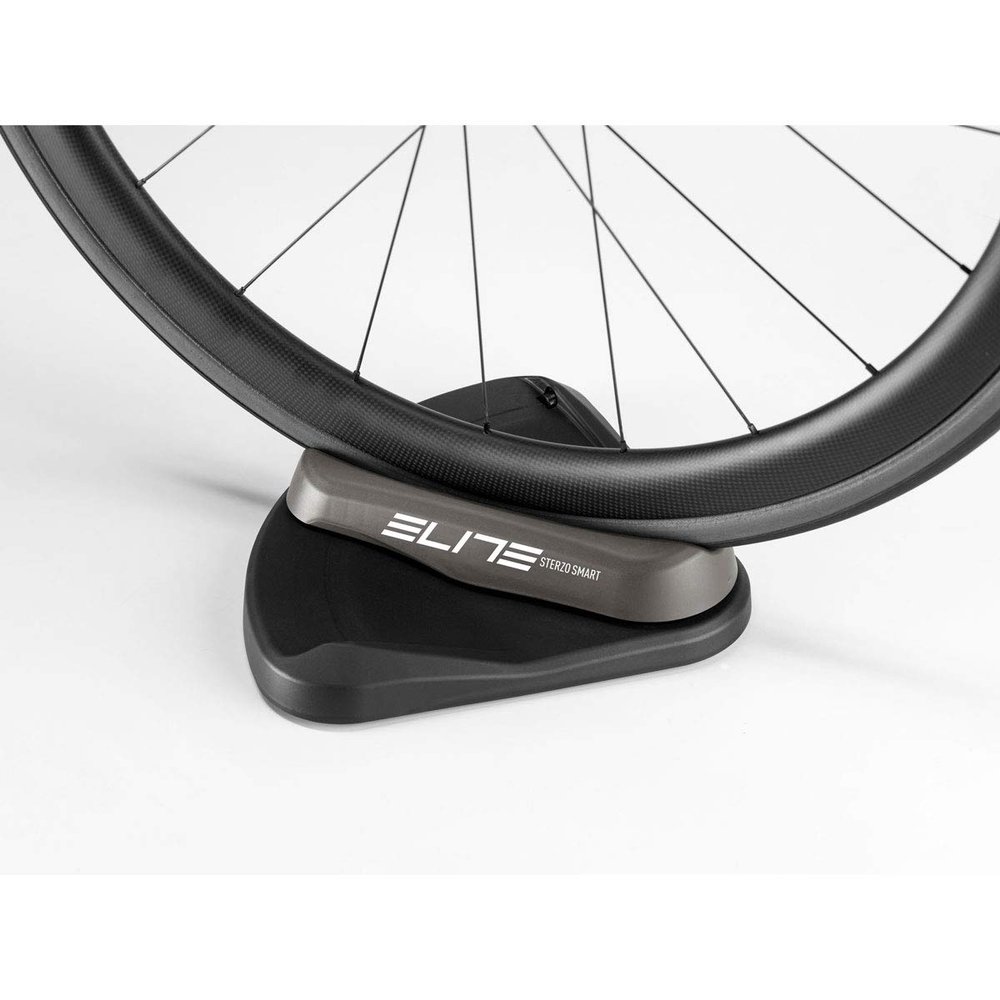 Elite Sterzo Smart Interactive Wheel Block  Bluetooth-Enabled Steering Plate for Zwift Indoor Cycling, Realistic Handlebar Rotation, Wireless Data Transmission, and Stable Front-Wheel Support