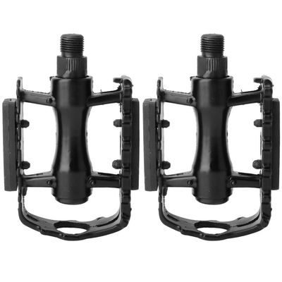 1 Pair Black Aluminium Alloy Mountain Road Lightweight Pedals Replacement Part Anti-Skid Sportinggoods Electric Modification Accessories
