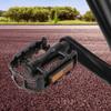 1 Pair Black Aluminium Alloy Mountain Road Lightweight Pedals Replacement Part Anti-Skid Sportinggoods Electric Modification Accessories view 2