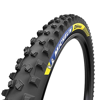 Michelin DH Mud Racing Line Front or Rear Mountain Bike Tire for Muddy Terrain, MAGI-X DH Compound, 27.5 x 2.40 inch