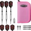 Viper Underground Fatal Shot Soft Tip Darts 18 Grams and Casemaster Deluxe Pink Nylon Dart Case view 1