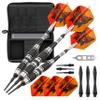 Viper by GLD Products The Freak Soft Tip Darts 3 Knurled Rings Barrel 18 Grams and Casemaster Select Blue Nylon Dart Case view 1