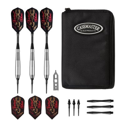 Viper by GLD Products Fatal Shot 18 Gram Soft Tip Darts & Casemaster Select Black Dart Case