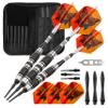 Viper by GLD Products The Freak Soft Tip Darts 3 Knurled Rings Barrel 18 Grams and Casemaster Deluxe Black Nylon Dart Case view 1