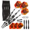 Viper The Freak Soft Tip Darts 3 Knurled Rings Barrel 18 Grams and Casemaster Single Black Dart Case view 1