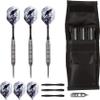 Viper Underground Raven Steel Tip Darts 25 Grams and Casemaster Single Black Dart Case view 1