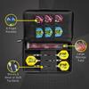Viper Sinister Tungsten Steel Tip Darts 24 Grams and Casemaster Select Pink Nylon Dart Case view 4