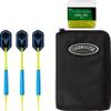 Viper V-Glo Blue 18 Gram Soft Tip Darts, Casemaster Select Black & 2BA Tufflex III Tips - Neon Yellow 100 ct Box view 1