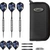 Viper by GLD Products Rock & Roll 23 Gram Steel Tip Darts & Casemaster Deluxe Black Dart Case view 1