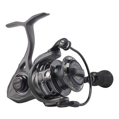 PENN Clash II Spinning Fishing Reel, Grey/Black, 2000