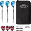 Viper Cold Steel 80% Tungsten 21 Gram Steel Tip Darts & Casemaster Select Black Dart Case view 1