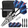 Viper by GLD Products Sidewinder Tungsten Steel Tip Darts 23 Grams and Casemaster Select Blue Nylon Dart Case view 1