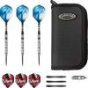 Viper by GLD Products Cold Steel 80% Tungsten 21 Gram Steel Tip Darts & Casemaster Deluxe Black Dart Case view 1
