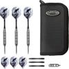 Viper Raven 25 Gram Steel Tip Darts & Casemaster Deluxe Black Dart Case view 1