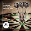 Viper Raven 25 Gram Steel Tip Darts & Casemaster Deluxe Black Dart Case view 2