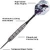 Viper Raven 25 Gram Steel Tip Darts & Casemaster Deluxe Black Dart Case view 4