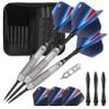 Viper Sidewinder Tungsten Steel Tip Darts 25 Grams and Casemaster Deluxe Black Nylon Dart Case view 1