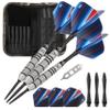 Viper Sidewinder Tungsten Steel Tip Darts 21 Grams and Casemaster Realtree Hardwoods Deluxe Camouflage Dart Case view 1