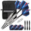 Viper Sidewinder Tungsten Steel Tip Darts 25 Grams and Casemaster Select Black Nylon Dart Case view 1