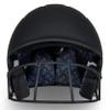 CHAMPRO HX Rise Fastpitch Softball Batting Helmet with Facemask in Solid Color Matte Finish, Black, Junior, HXFPMBJ Medium view 3