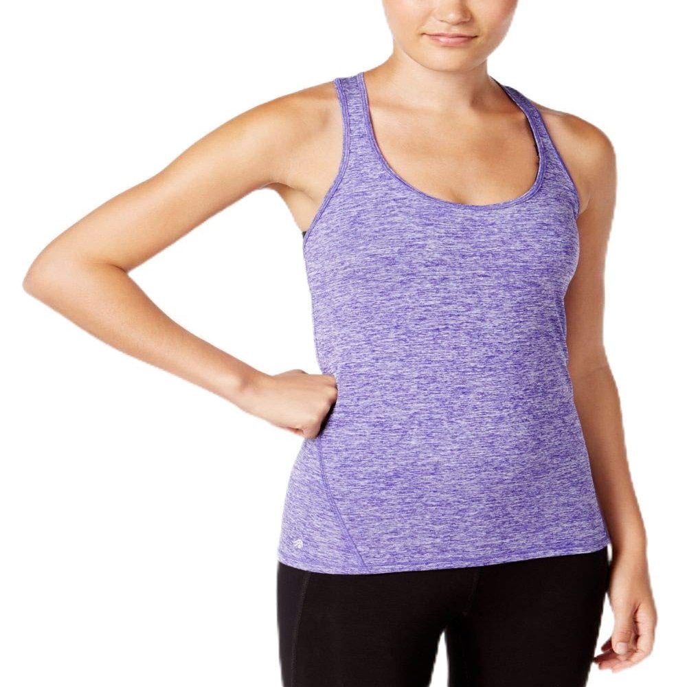 allbrand365 designer Womens Rapidry Heathered Racerback Performance Tank Top