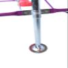 Athletic Bar Expandable Gymnastics Bar Horizontal Kip Bar Junior Training Adjustable Height Jungle Gym Children Folding Monkey Bars Climbing Tower Playground Balance Bar Gymnasts Purple view 4