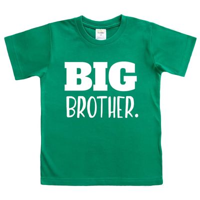 Big Brother Shirt for Toddler Promoted to Best Big Brother Announcement Baby Boys (US, Age, 12 Months, Green)