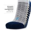 Balega Silver Compression Fit Performance No Show Athletic Running Socks for Men and Women (1 Pair), Neon Coral/Ink, Small view 3
