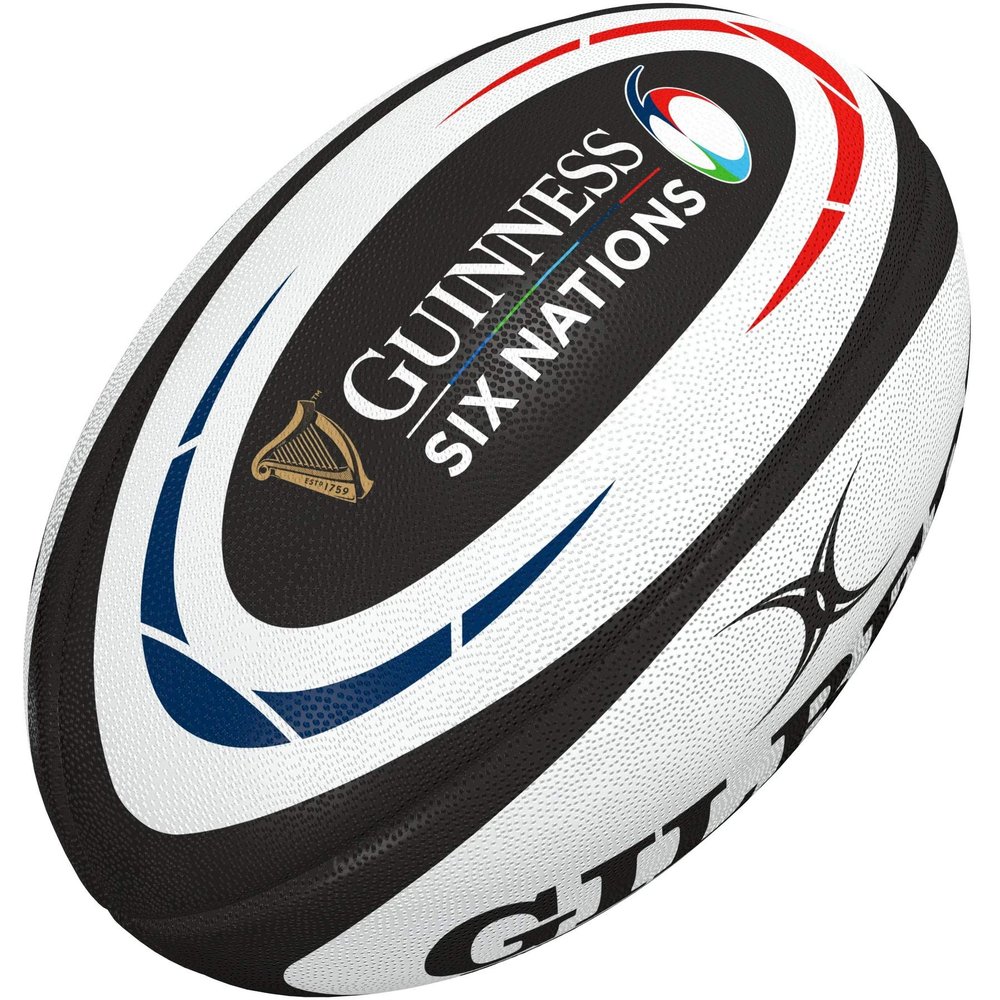 Gilbert Guinness Six Nations Replica Rugby Ball - Size 5