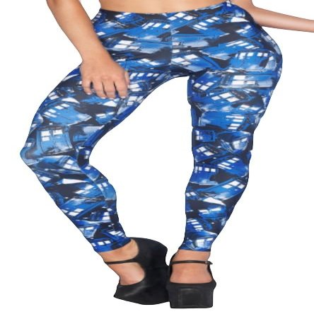 Sister Amy Women's Digital Skull Printed Elastic Footless Tights Leggings Who US XXXXL
