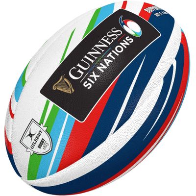 Gilbert Guinness 6 Nations Supporter Rugby Ball: Size 5