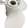 ARKDOZA 11 3/8X12 Aluminum Outboard Propeller Fit for Yamaha 25HP-60HP 3 Blades RH OEM No: 663-45952-02-EL view 4