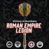 Shot Darts Steel Tip, Roman Empire Legion (23g/ 24g/ 25g) 90% Tungsten Barrels, Front Balanced with Secure Grip, Handcrafted Professional Dart Set and Flights Made in New Zealand, Metal Tip Bar Darts view 2