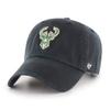 '47 Milwaukee Bucks NBA Clean Up Hat, Black, One Size view 1
