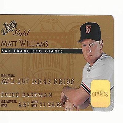 1995 DONRUSS Studio Gold MATT Williams #24 of 50