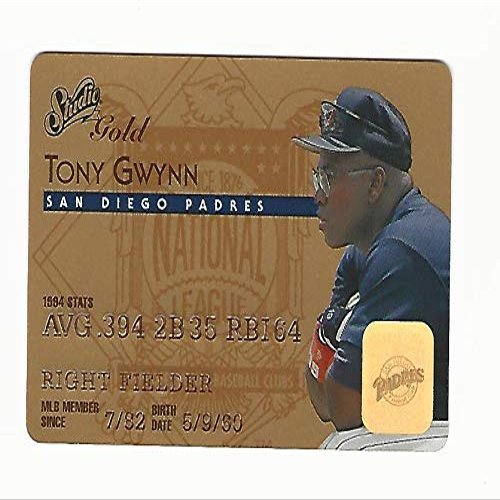 1995 DONRUSS Studio Gold Tony Gwynn #25 of 50