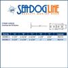 AMRS-205390-1 4" Sea Dog Stainless Steel Strap Hinge - Sold in Pairs view 2