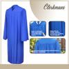 CLERKMANS Royal Blue High School Graduation Gown  Matte Fabric 45 (5'0"-5'2") view 3