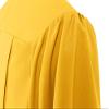 CLERKMANS Gold High School Graduation Gown  Matte Fabric 54 (5'9"-5'11") view 4