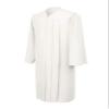 CLERKMANS White High School Graduation Gown  Matte Fabric 39 (4'6"-4'8")