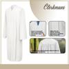 CLERKMANS White High School Graduation Gown  Matte Fabric 39 (4'6"-4'8") view 3