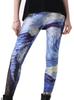 Sister Amy Women's Digital Galaxy Printted Ankle Elastic Tights Legging Galaxy US XXXXL view 1