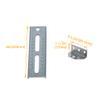 KUAFU Standard 8'' Boat Trailers Galvanized Swivel Brackets Mounted Top Bunk Bolster Boards Sets Adjustable view 3