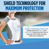 Sports Unlimited Diamond Shield Youth Baseball Padded Shirt, Heart Guard Sternum Protection Compression Shirt, Chest Protector Baseball and Softball - 2 Pack view 4